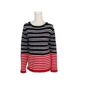 Joules Red White Blue Long Sleeve Sweater Size 12